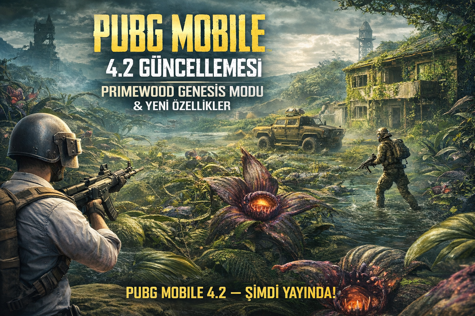 PUBG Mobile 4.2 Güncellemesi Yayınlandı: Primewood Genesis Modu, Yeni Özellikler ve Etkinlikler